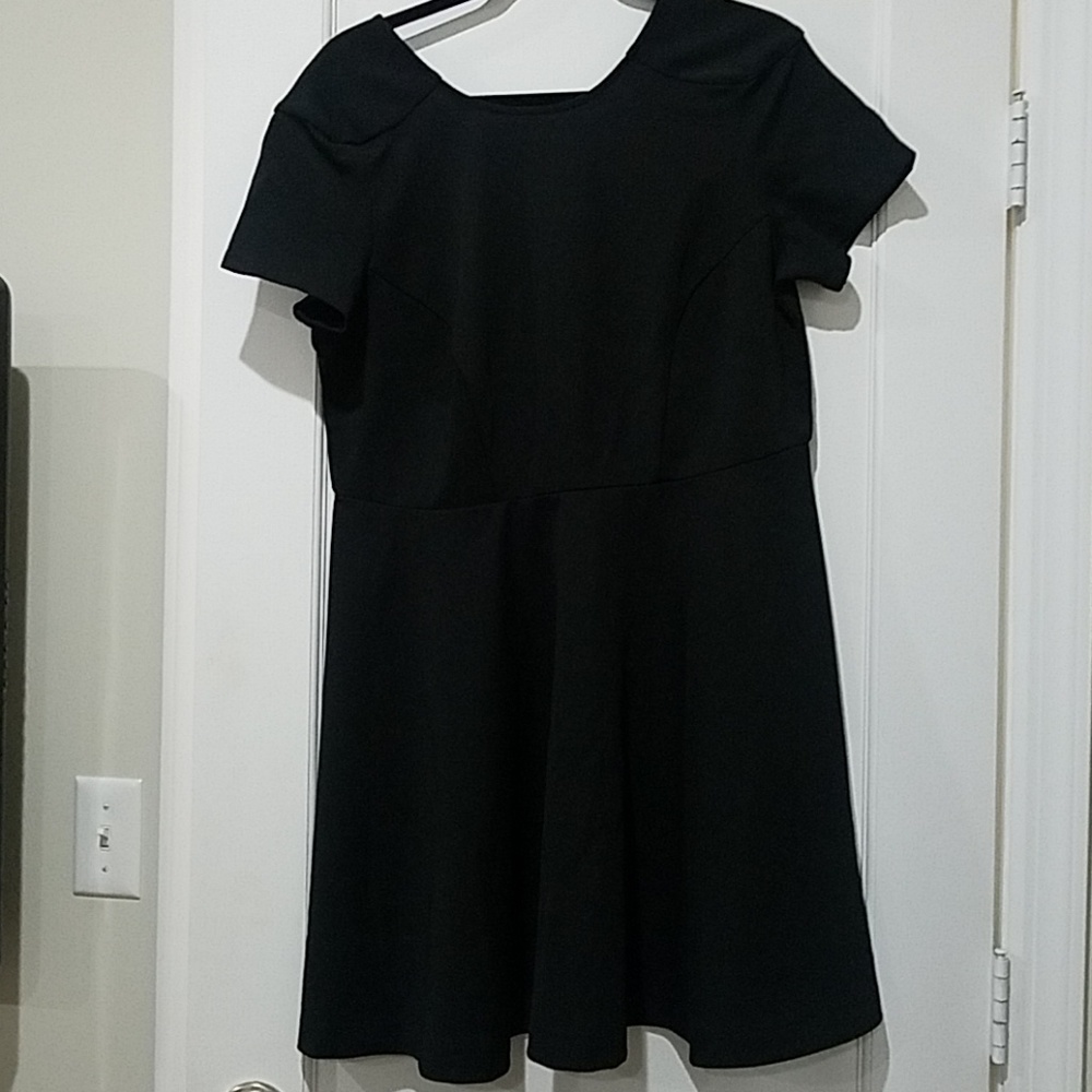 Eloquii little black dress LBD short sleeve